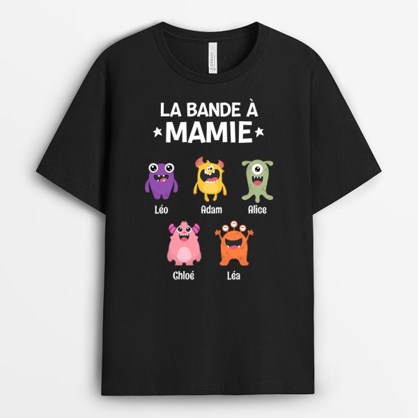 T-shirt La Bande a Mamie Maman Monstres Personnalise