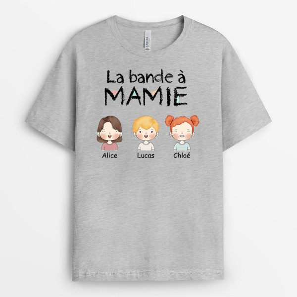 T-shirt La Bande a Notre Maman Mamie Personnalise