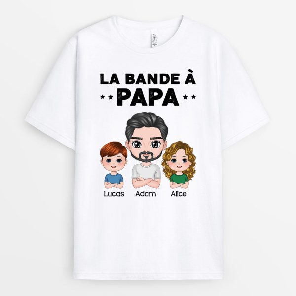 T-shirt La Bande a Papa Papi Chibi Personnalise