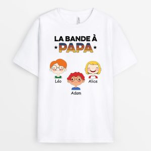 T-shirt La Bande a Papa Papi Clair Personnalise T-shirt La Bande a Papa Papi Clair Personnalise