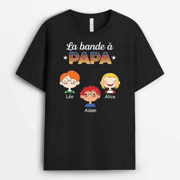 T-shirt La Bande a Papa Papi Sombre Personnalise