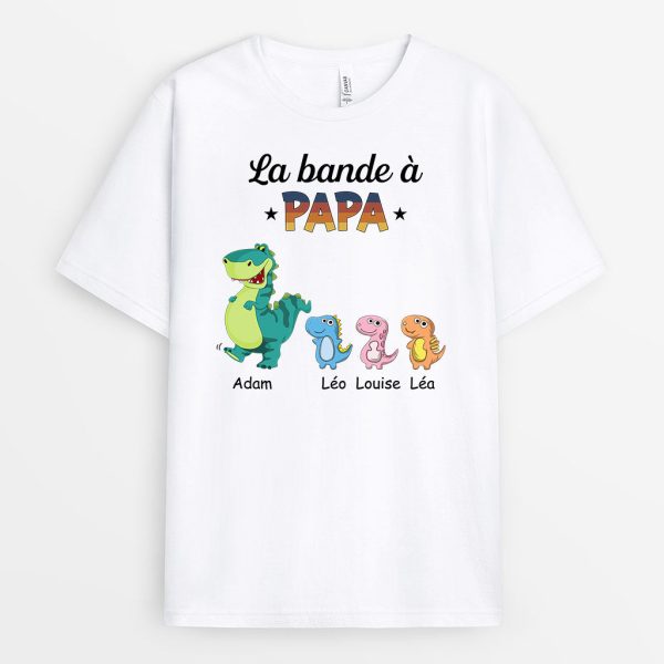 T-shirt La Bande a Papasaurus Papisaurus Personnalise