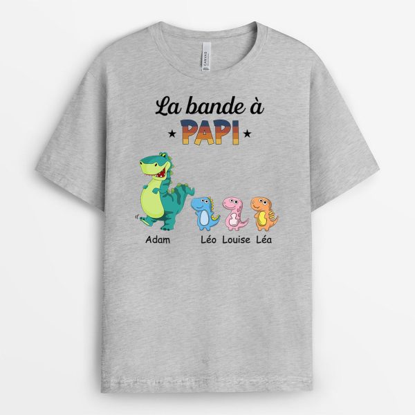 T-shirt La Bande a Papasaurus Papisaurus Personnalise