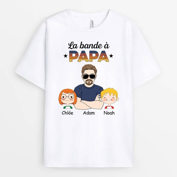 T-shirt La Bande de Papa Personnalise