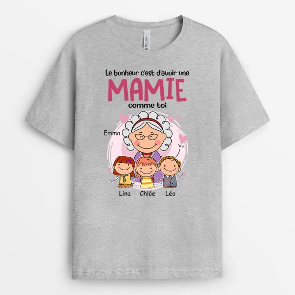 T-shirt La Chance d’Avoir Un Grand-Peere Comme Toi Personnalise