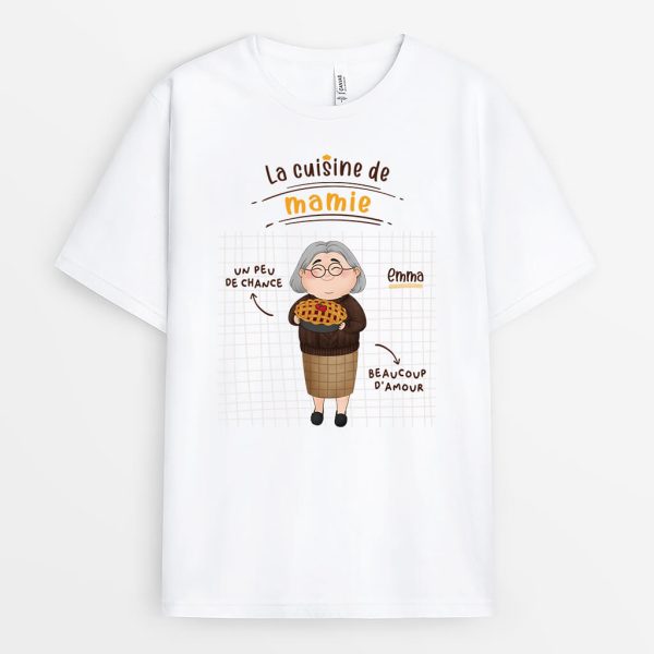 T-shirt La Cuisine De Maman Personnalise