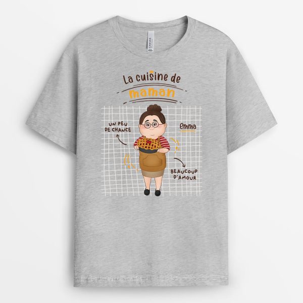 T-shirt La Cuisine De Maman Personnalise