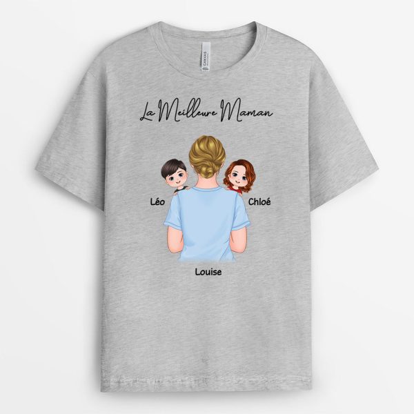 T-shirt La Meilleure Maman Epaule Personnalise