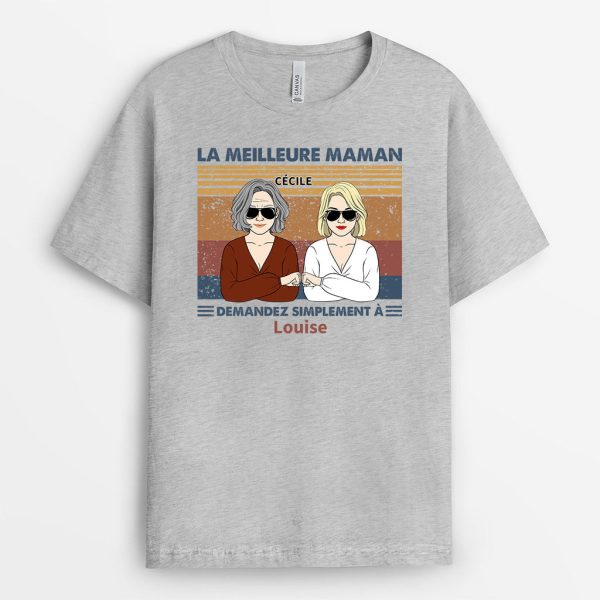 T-shirt La Meilleure Maman Personnalise