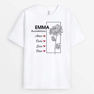 T-shirt La Vie De Maman Personnalise