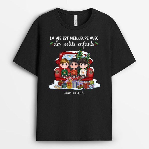 T-shirt La Vie Est Meilleure Personnalise