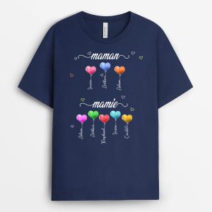 T-shirt L’amour De Maman Mamie Personnalise T-shirt L’amour De Maman Mamie Personnalise