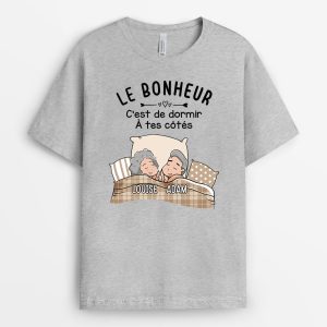 T-shirt Le Bonheur Personnalise 1 T shirt Le Bonheur Personnalise 2