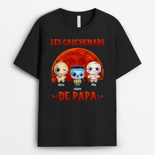 T-shirt Le Cauchemar De Grand-Pere Personnalise