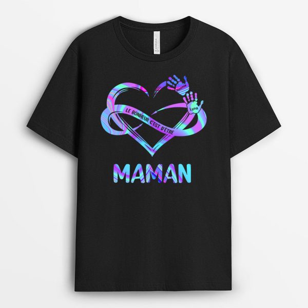 T-shirt Le Coeur De Mamie Personnalise