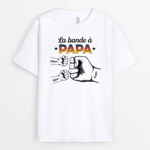T-shirt Le Gang de Papa Poing Personnalise
