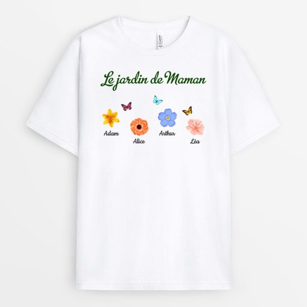 T-shirt Le Jardin de Maman Mamie Personnalise