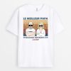 T-shirt Le Meilleur Papa Demandez À Personnalise