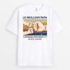 T-shirt Le Meilleur Papa Demandez Poing Clair Personnalise