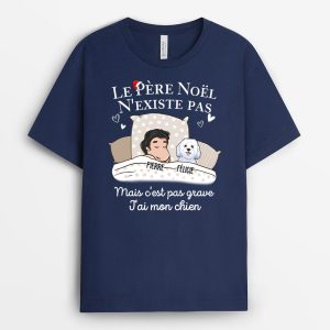 T-shirt Le Pere Noel n’existe pas Personnalise T-shirt Le Pere Noel n’existe pas Personnalise