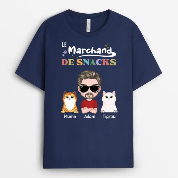 T-shirt Le RevendeurLa Revendeuse De Friandise Version Chats Personnalise