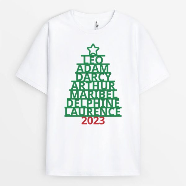 T-shirt Le Sapin de Noel par Nos enfants Personnalise