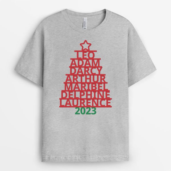 T-shirt Le Sapin de Noel par Nos enfants Personnalise