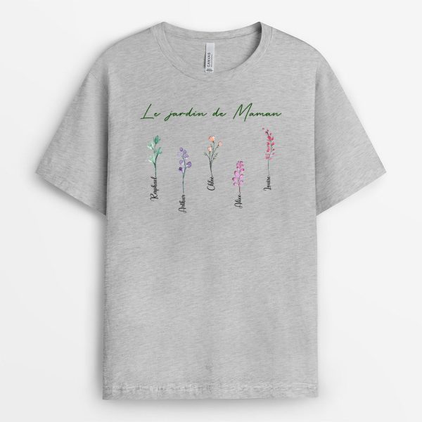 T-shirt Le jardin de Mamie Personnalise