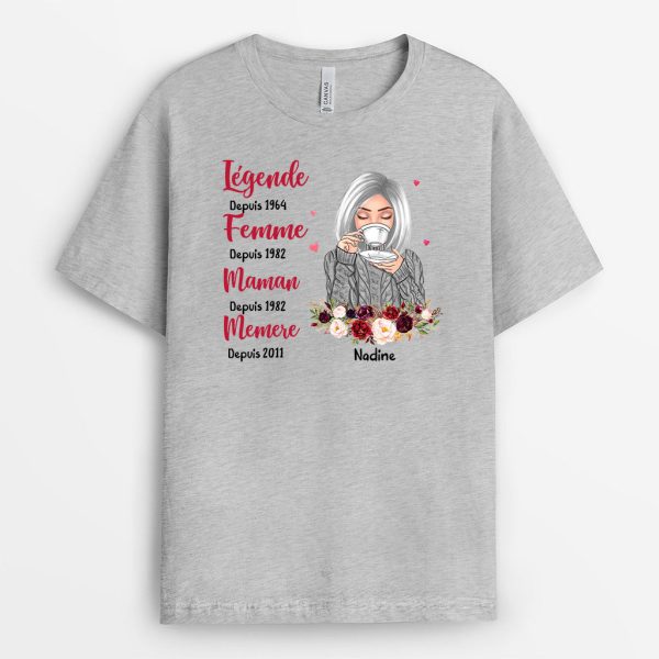 T-shirt Legende Femme Personnalise