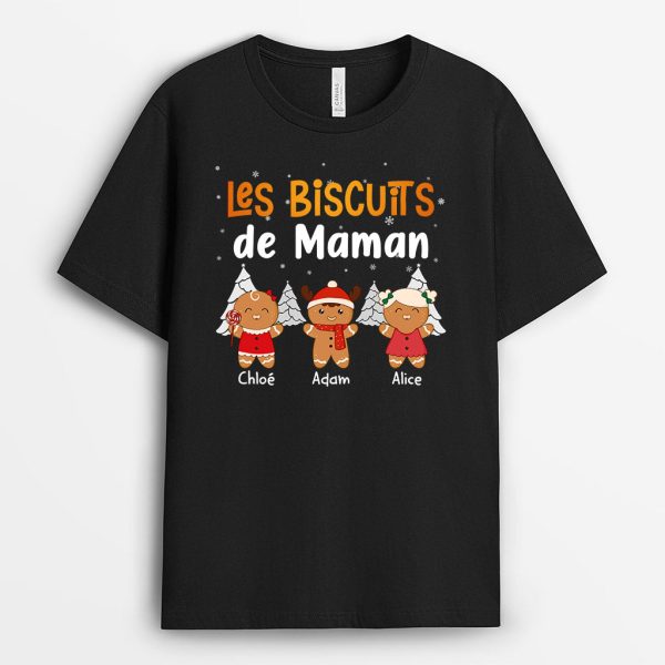 T-shirt Les Biscuits De Mamie Maman Personnalise