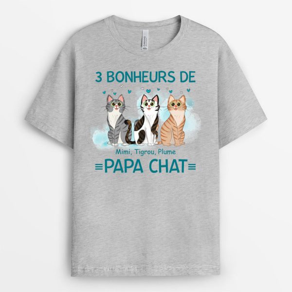 T-shirt Les Bonheurs Personnalise