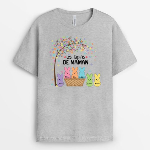 T-shirt Les Lapins de Maman Personnalise