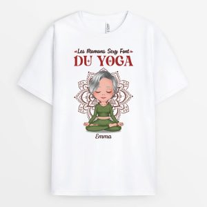 T shirt Les Mamans Sexy Font Du Yoga Personnalise 1