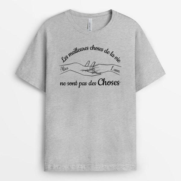 T-shirt Les Meilleures Choses De La Vie Personnalise