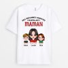 T-shirt Les Personne Favorites De Maman Mamie Chibi Personnalise