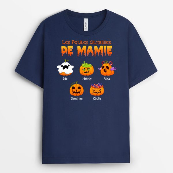 T-shirt Les Petites Citrouilles De Maman Halloween Personnalise