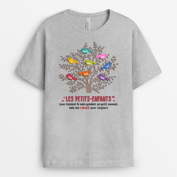 T-shirt Les Petits-Enfants Oiseaux Personnalise