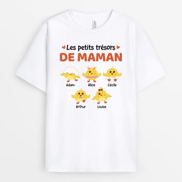 T-shirt Les Petits Tresors de Mamie Maman Personnalise