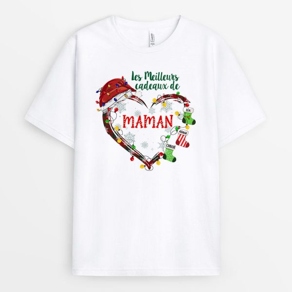 T-shirt Les meilleurs cadeaux de Mamie Personnalise