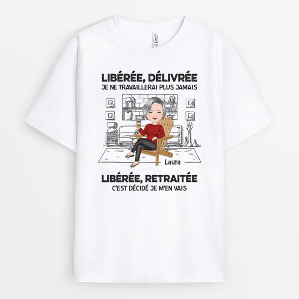 T-shirt Libere Et Delivre Personnalise