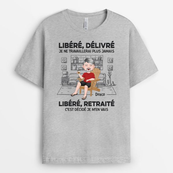 T-shirt Libere Et Delivre Personnalise