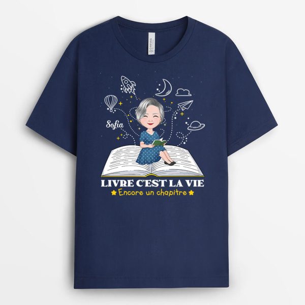 T-shirt Livre C’Est La Vie Personnalise