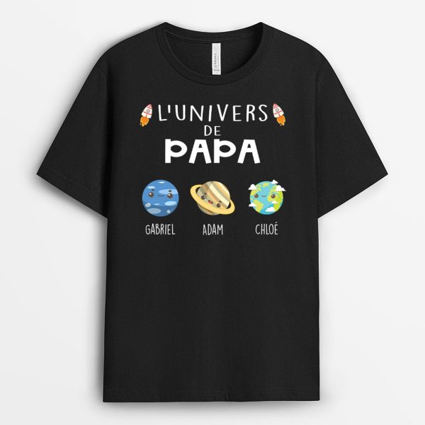 T-shirt L’univers De Papa Papi Personnalise