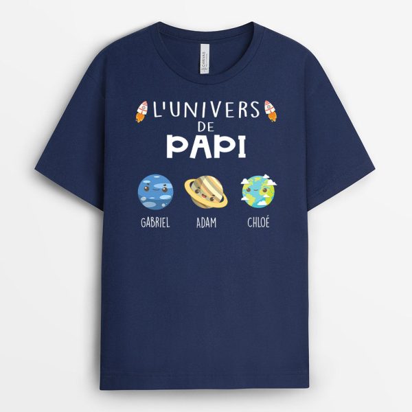 T-shirt L’univers De Papa Papi Personnalise