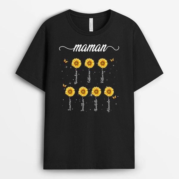 T-shirt Mamam Mamie Tournesol Personnalise