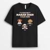 T-shirt Maman Chien A Plein Temps Personnalise