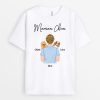 T-shirt Maman Chien Epaule Personnalise