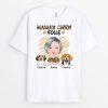 T-shirt Maman Chien Folle Personnalise