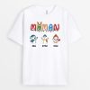 T-shirt Maman Mamie Bonhommes de Neige Personnalise
