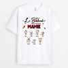 T-shirt Maman Mamie Enfants Chiens et Chats Personnalise